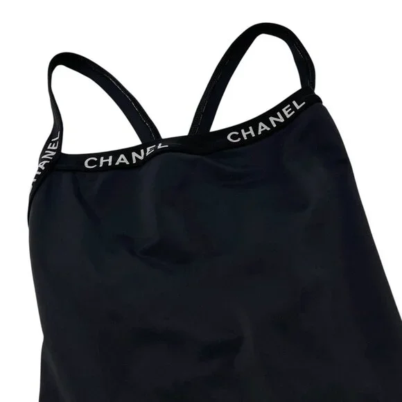 CHANEL Black One Piece Swimsuit - Picture 5 of 11